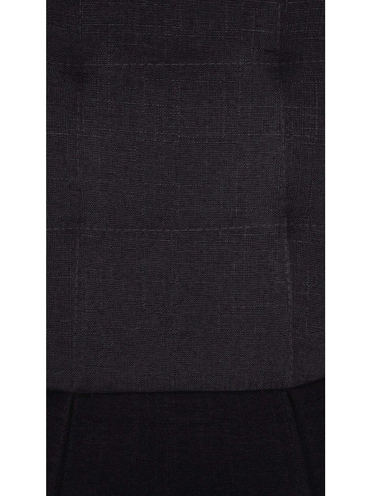 Tabouret de bar Elmore tissu C, noir