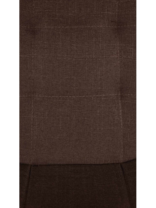 Tabouret de bar Elmore tissu W, brun