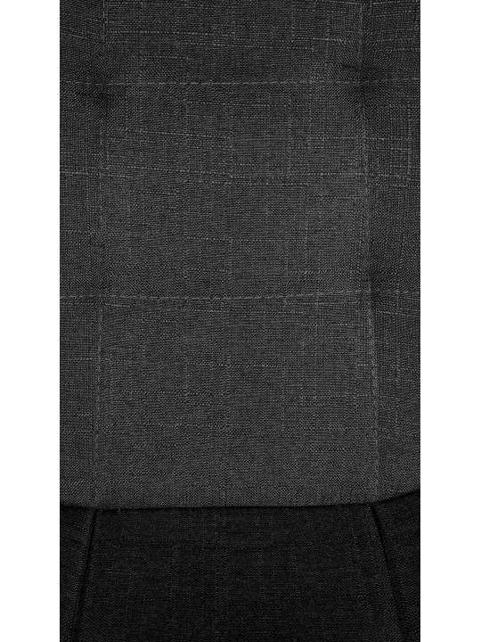 Tabouret de bar Elmore tissu W, gris foncé