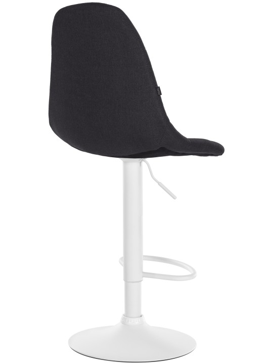Tabouret de bar Elmore tissu W, noir Tabouret de bar Elmore tissu W, noir