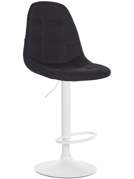Tabouret de bar Elmore tissu W, noir Tabouret de bar Elmore tissu W, noir