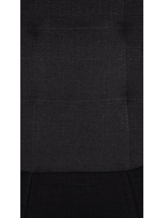 Tabouret de bar Elmore tissu B, noir