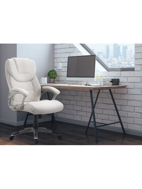 Chaise de bureau Texas V2, blanc