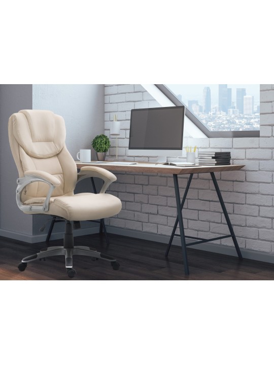 Chaise de bureau Texas V2, crème