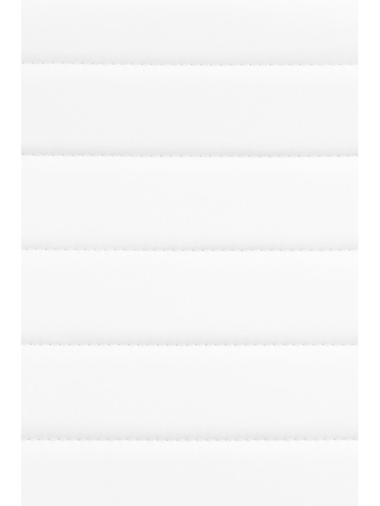 Chaise de bureau Havane simili cuir, blanc