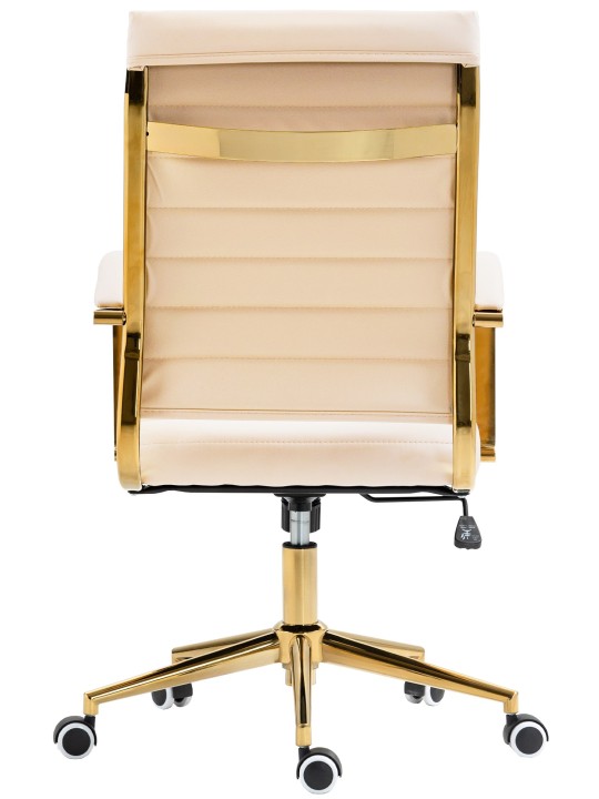 Chaise de bureau Havane simili cuir, crème Chaise de bureau Havane simili cuir, crème