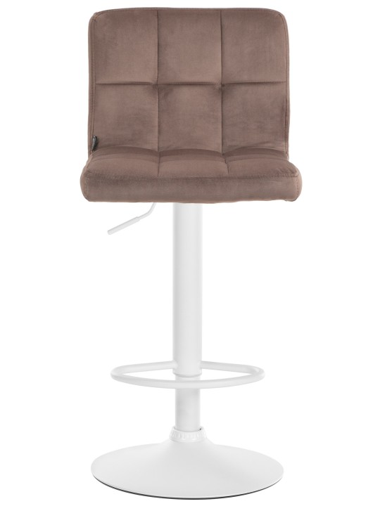 Tabouret de bar velours Pérou, brun Tabouret de bar velours Pérou, brun