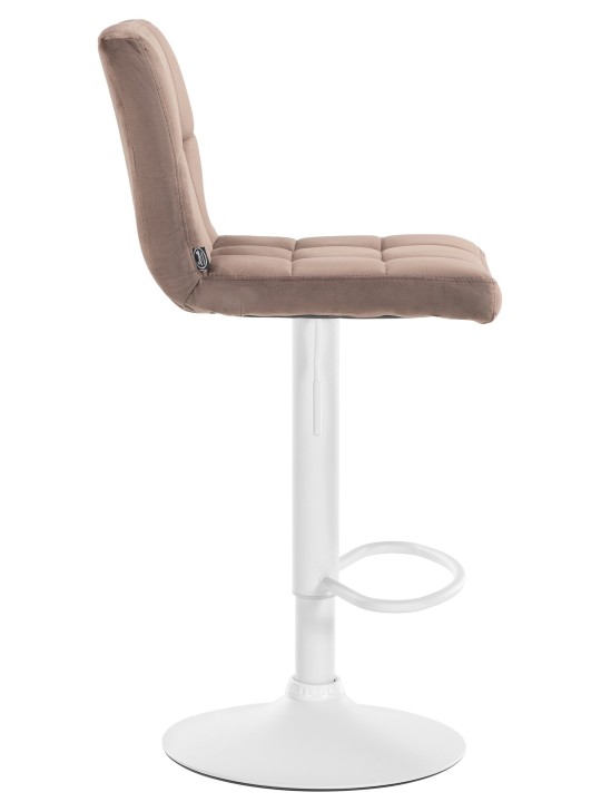 Tabouret de bar velours Pérou, brun Tabouret de bar velours Pérou, brun