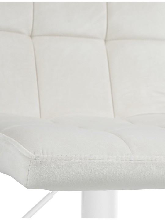 Tabouret de bar velours Pérou, crème Tabouret de bar velours Pérou, crème