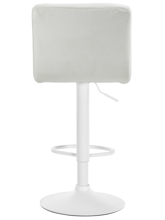 Tabouret de bar velours Pérou, crème Tabouret de bar velours Pérou, crème