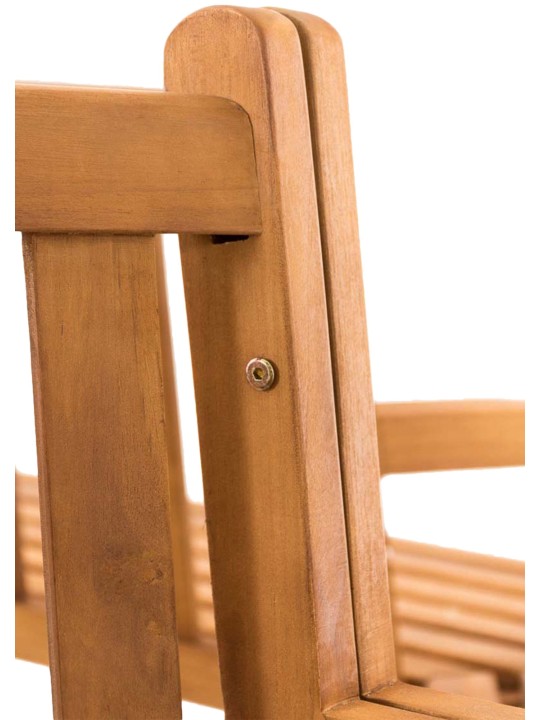 Banc d'arbre Kenna avec accoudoir semi-circulaire 250 cm, teck Banc d'arbre Kenna avec accoudoir semi-circulaire 250 cm, teck