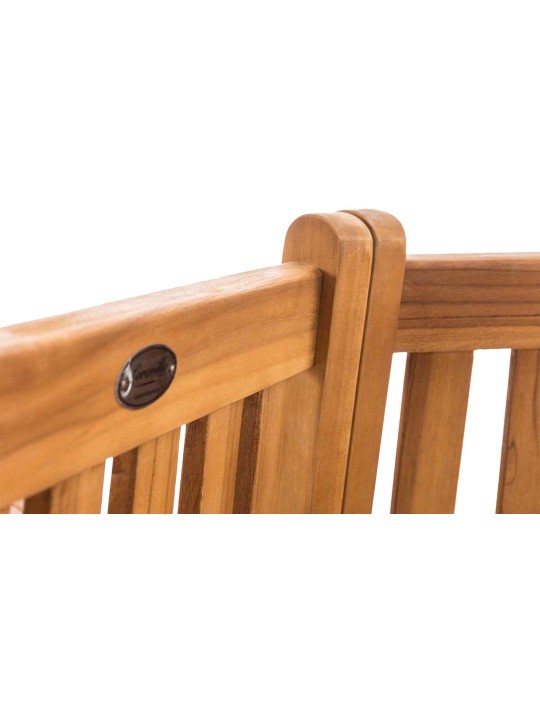 Banc d'arbre Kenna avec accoudoir semi-circulaire 250 cm, teck Banc d'arbre Kenna avec accoudoir semi-circulaire 250 cm, teck