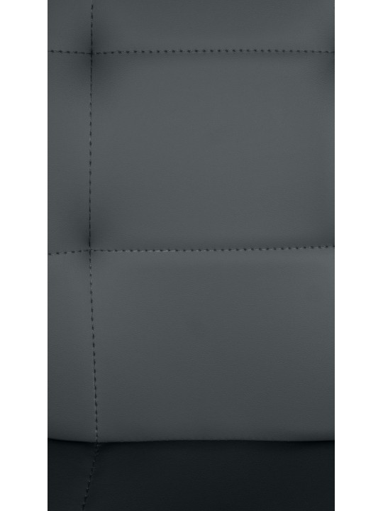 Tabouret de bar Elmore simili cuir C, gris