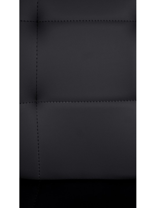 Tabouret de bar Elmore simili cuir C, noir