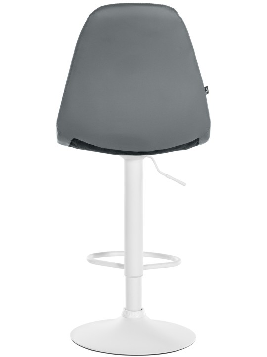 Tabouret de bar Elmore simili cuir W, gris Tabouret de bar Elmore simili cuir W, gris