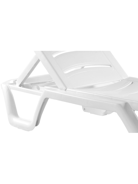 Lot de 10 bains de soleil Bahama, blanc Lot de 10 bains de soleil Bahama, blanc