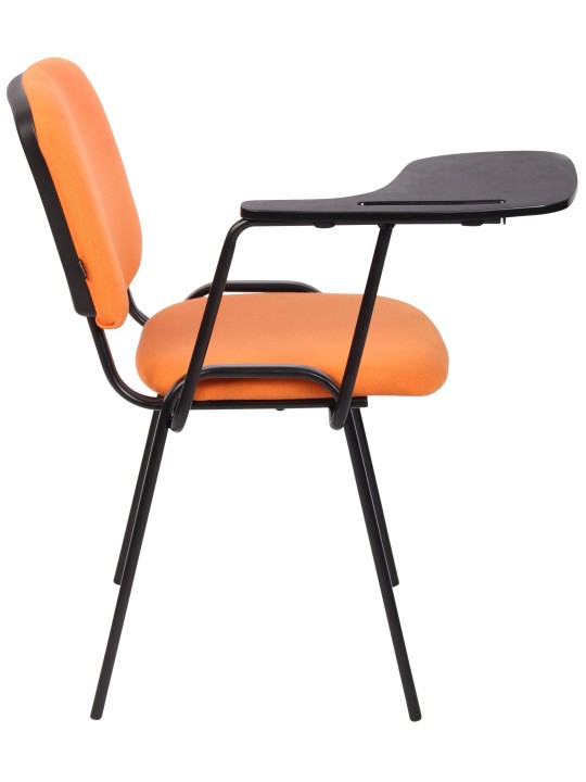 Lot de 4 chaises Ken avec table pliante en tissu, orange