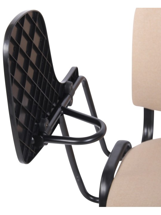 Lot de 4 chaises Ken avec table pliante en tissu, crème