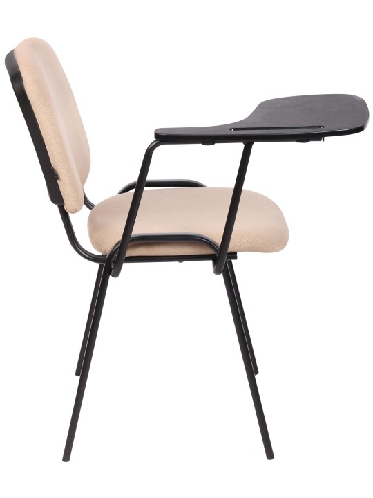 Lot de 4 chaises Ken avec table pliante en tissu, crème