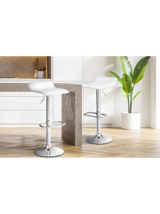 Tabouret de bar DYN, blanc