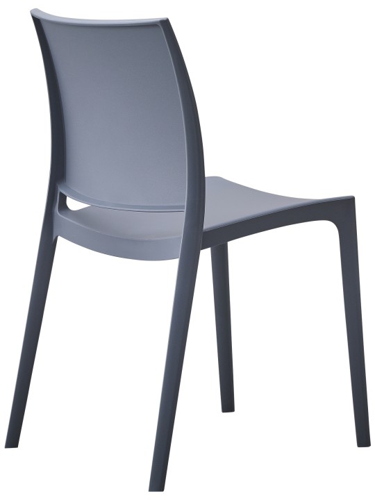 Lot de 2 chaises Meton, gris