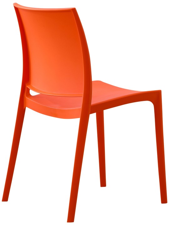 Lot de 2 chaises Meton, orange