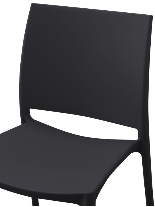 Lot de 2 chaises Meton, noir Lot de 2 chaises Meton, noir