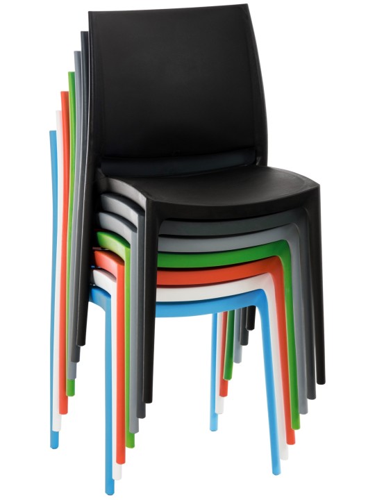 Lot de 2 chaises Meton, noir Lot de 2 chaises Meton, noir