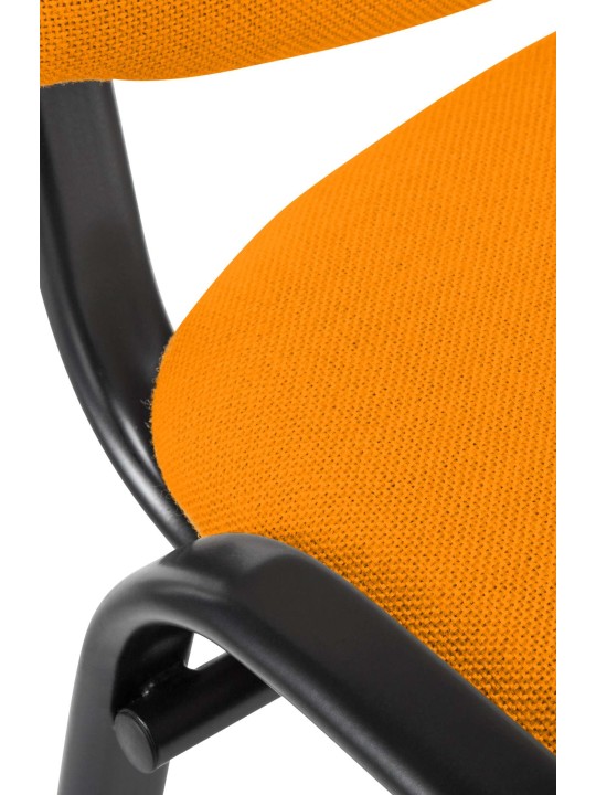 Chaise visiteur Ken tissu, orange Chaise visiteur Ken tissu, orange