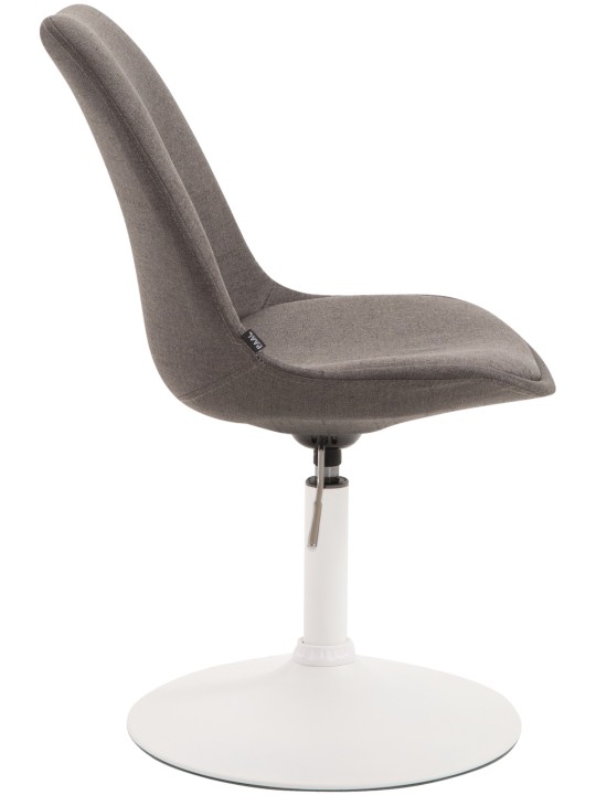 Chaise Maverick W tissu, gris foncé