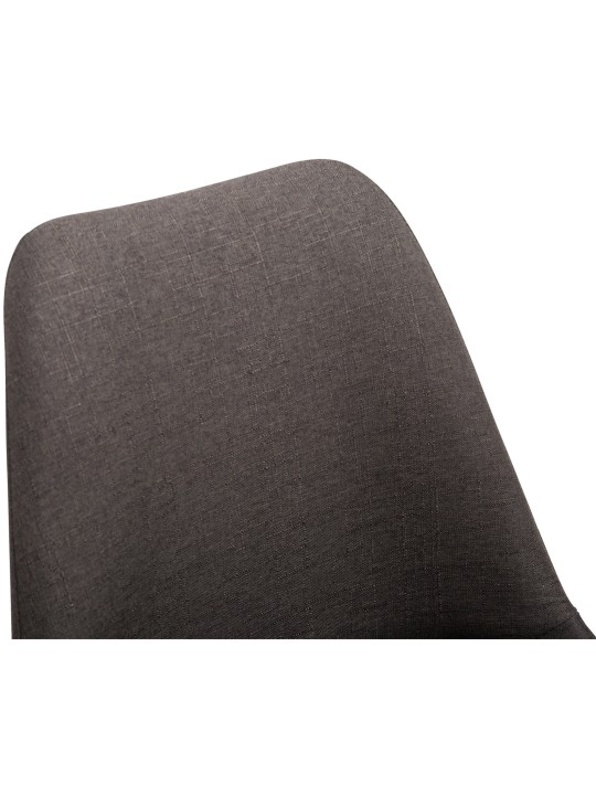 Chaise Maverick W tissu, gris foncé