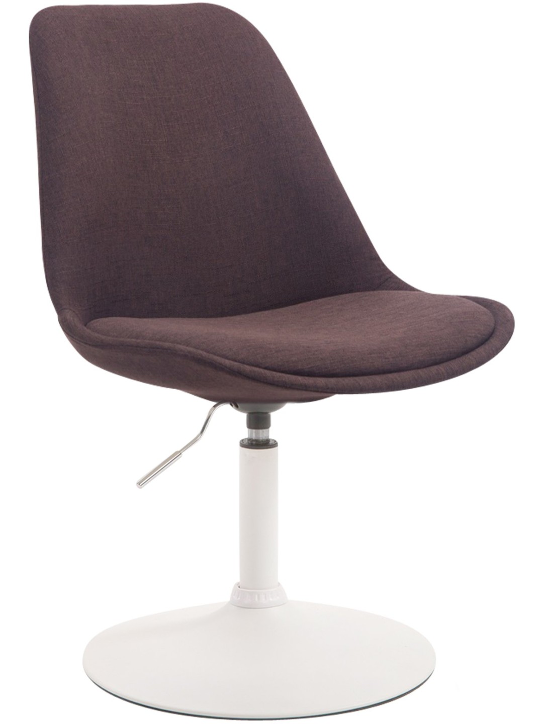 Chaise Maverick W tissu, brun