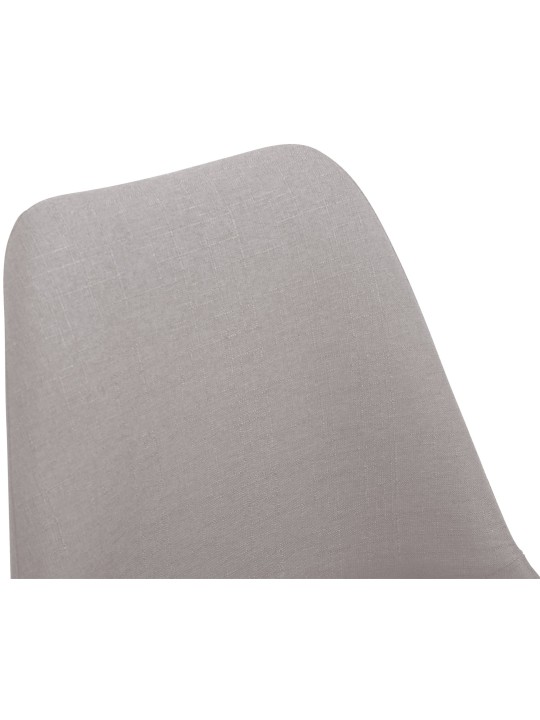 Chaise Maverick B en tissu, gris