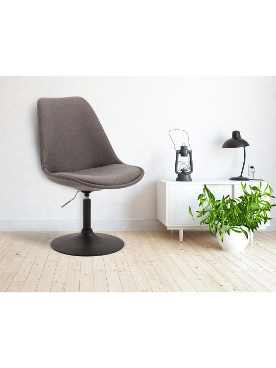 Chaise Maverick B en tissu, gris foncé Chaise Maverick B en tissu, gris foncé