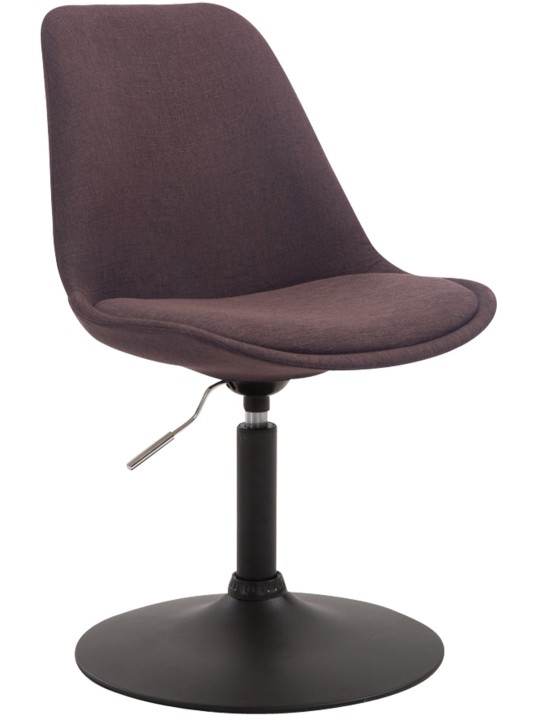 Chaise Maverick B en tissu, brun