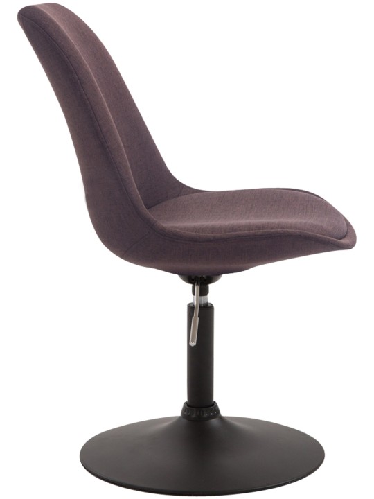 Chaise Maverick B en tissu, brun