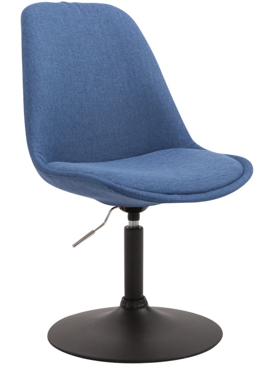 Chaise Maverick B en tissu, bleu