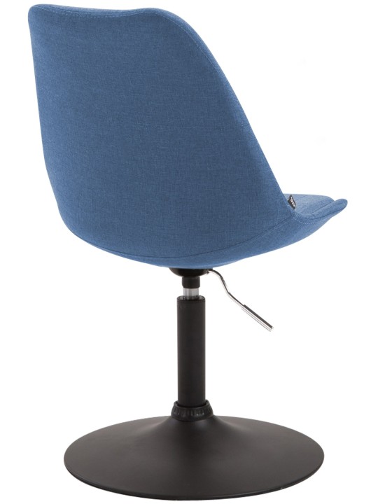 Chaise Maverick B en tissu, bleu