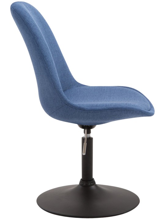 Chaise Maverick B en tissu, bleu