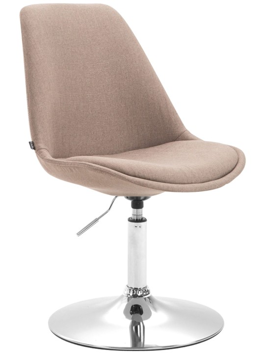 Chaise Maverick C en tissu, taupe