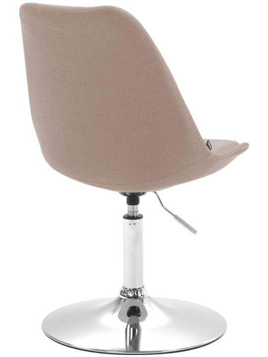 Chaise Maverick C en tissu, taupe