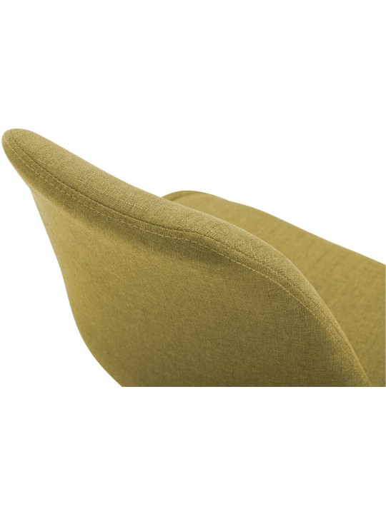 Chaise Maverick C en tissu, vert