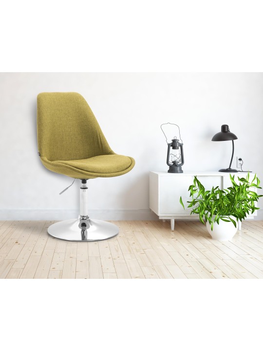 Chaise Maverick C en tissu, vert