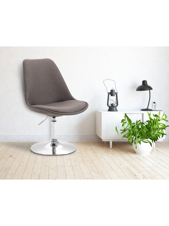 Chaise Maverick C en tissu, gris foncé Chaise Maverick C en tissu, gris foncé