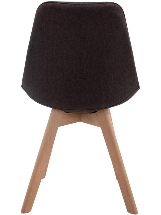 Chaise visiteur Borneo V2 Natura tissu, gris foncé Chaise visiteur Borneo V2 Natura tissu, gris foncé