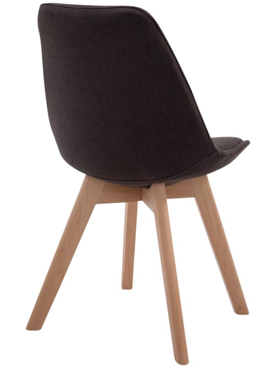 Chaise visiteur Borneo V2 Natura tissu, gris foncé Chaise visiteur Borneo V2 Natura tissu, gris foncé