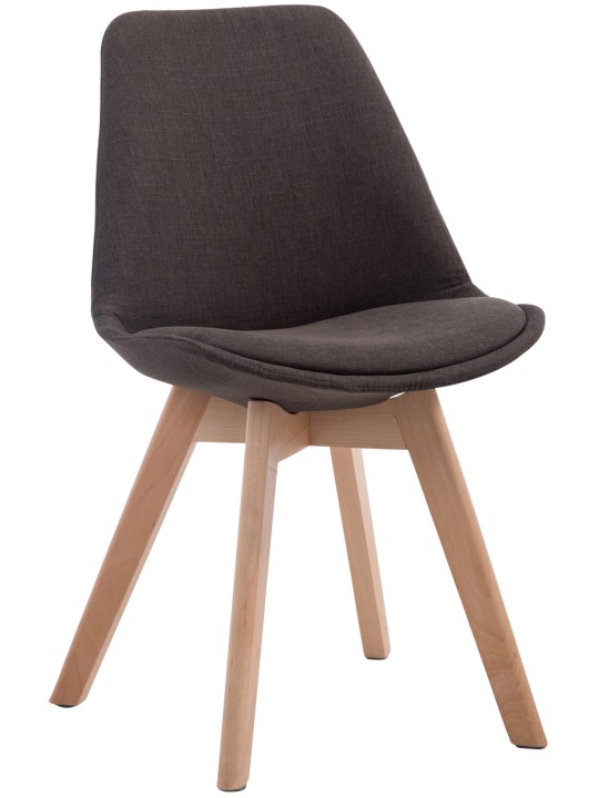 Chaise visiteur Borneo V2 Natura tissu, gris foncé Chaise visiteur Borneo V2 Natura tissu, gris foncé