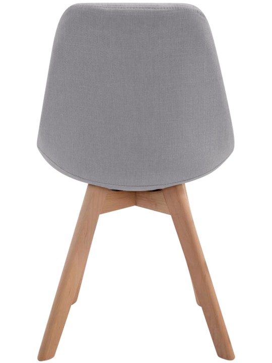 Chaise visiteur Borneo V2 Natura tissu, gris Chaise visiteur Borneo V2 Natura tissu, gris