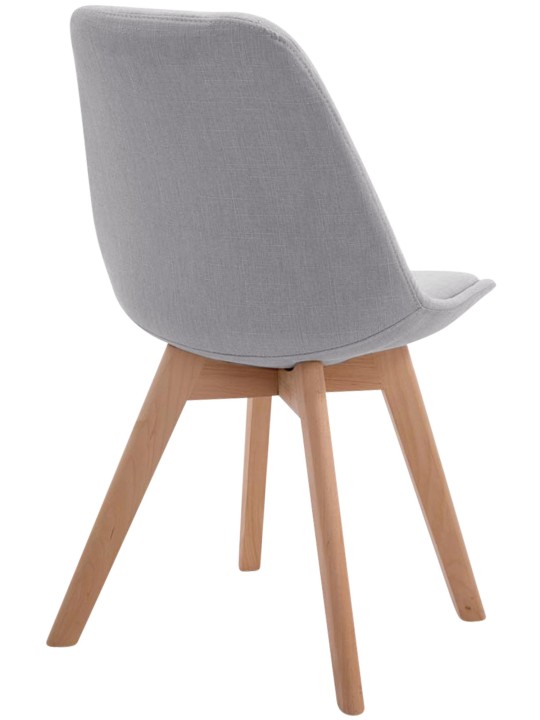 Chaise visiteur Borneo V2 Natura tissu, gris Chaise visiteur Borneo V2 Natura tissu, gris