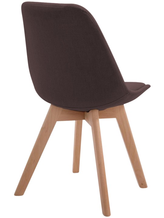 Chaise visiteur Borneo V2 Natura tissu, brun Chaise visiteur Borneo V2 Natura tissu, brun